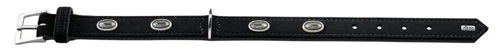 Beliebt HUNTER Halsband Softie Stone 65 Kunstleder schwarz